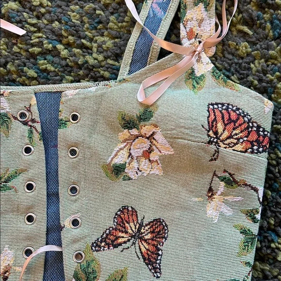 Cider Embroidered Corset Top - Picture 3 of 4